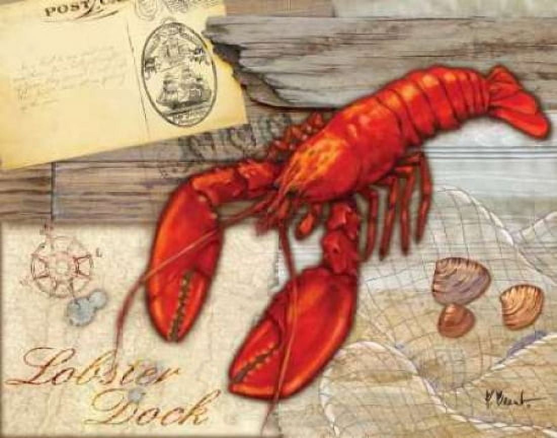 Posterazzi Fresh Catch Lobster Canvas Art - Paul Brent (22 x 28)