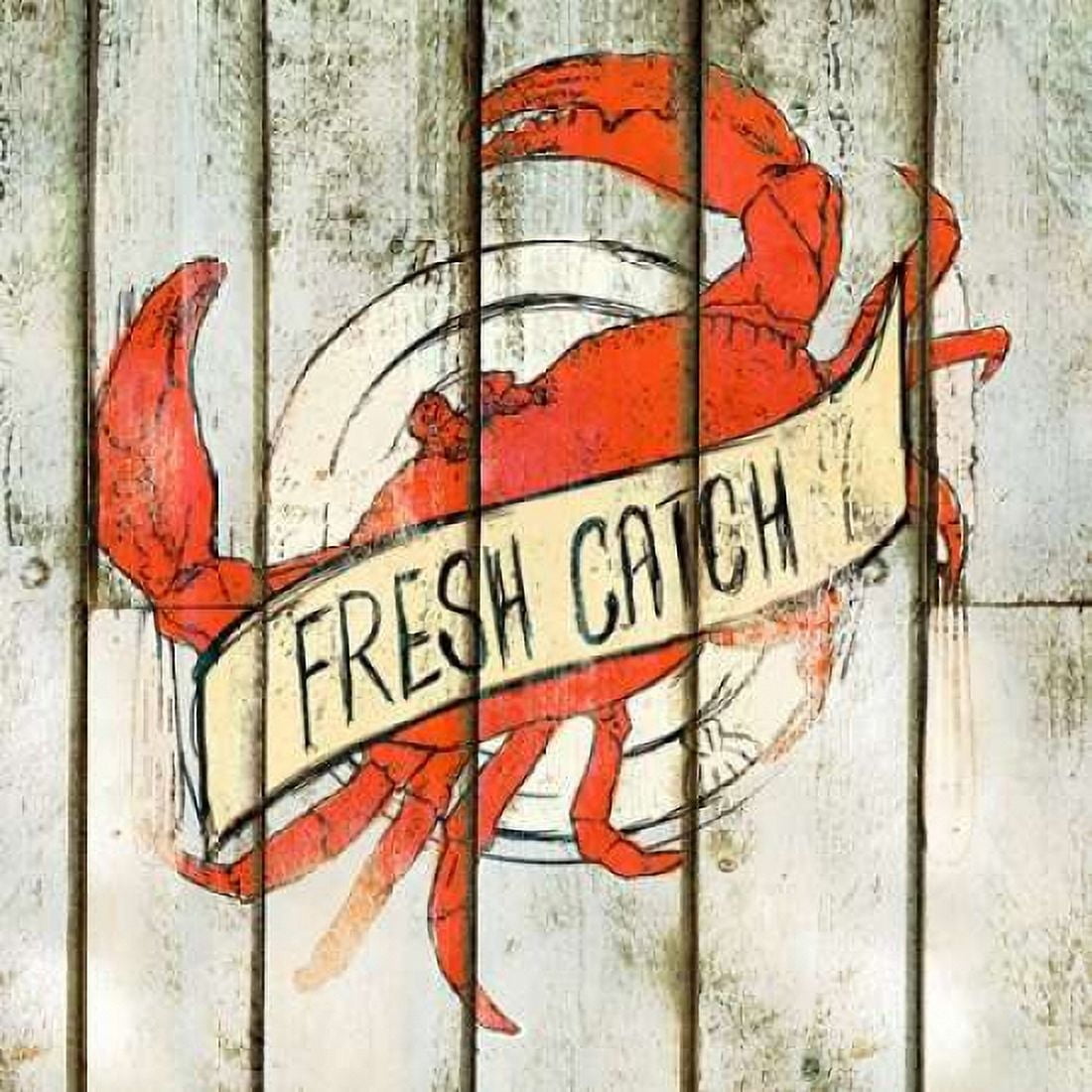 Posterazzi Fresh Catch Square Canvas Art - SD Graphics Studio (24 x 24)