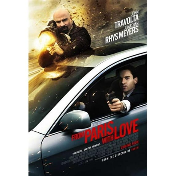 Posterazzi MOV533165 From Paris with Love - Style F Movie Poster - 11 x 17 in.