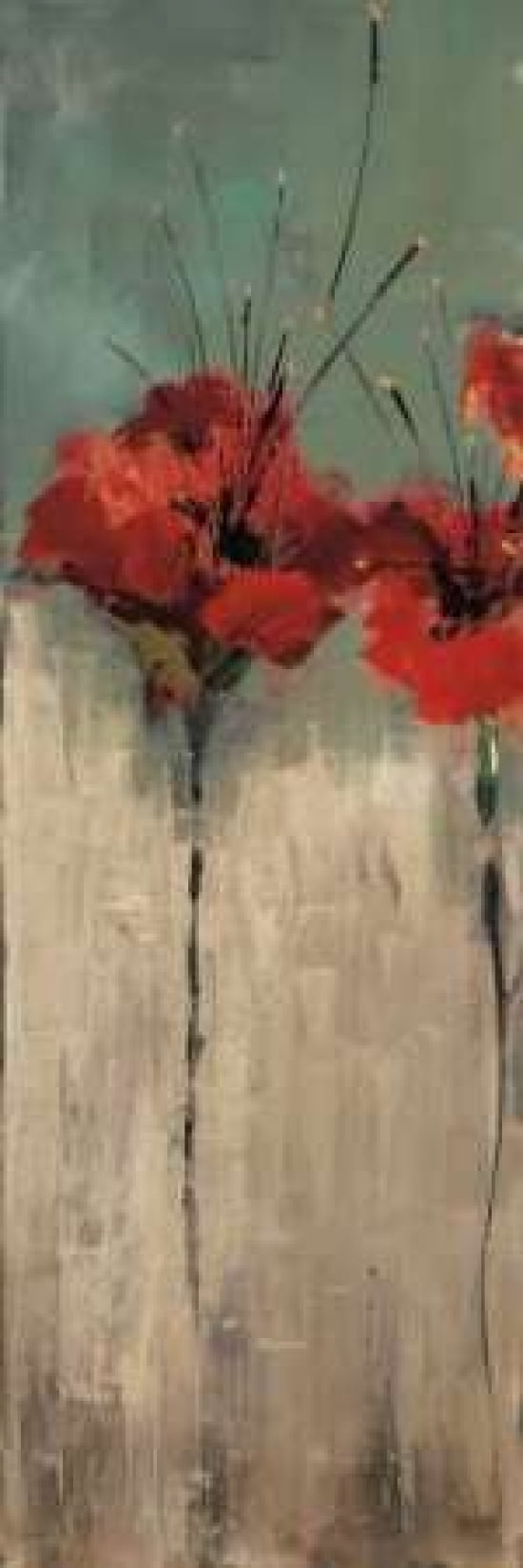 Posterazzi From Scarletts Garden I Canvas Art - Luis Solis (12 x 36)