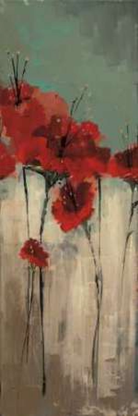 Posterazzi From Scarletts Garden II Canvas Art - Luis Solis (12 x 36)