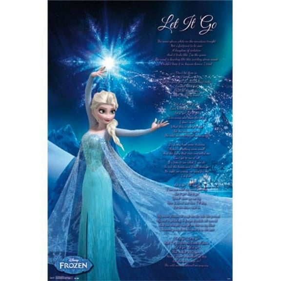Posterazzi  Frozen - Elsa Let It Go Poster Print - 22 x 34 in.