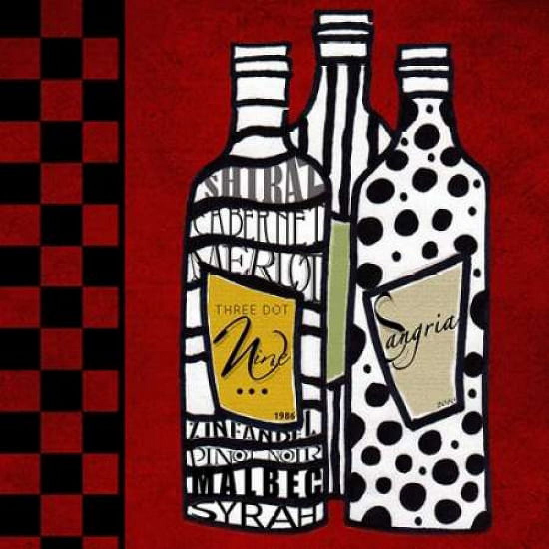 Posterazzi Funky Wine Canvas Art - Lisa Wolk (24 x 24)