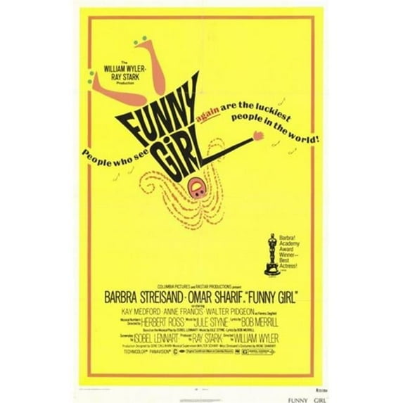 Posterazzi MOV215614 Funny Girl Movie Poster - 11 x 17 in.