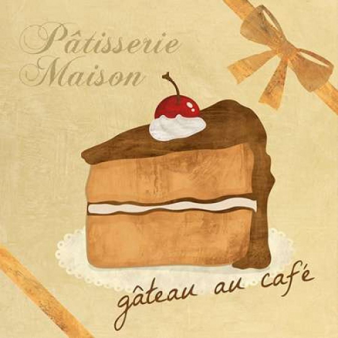 Posterazzi G?¢teau au caf?© Canvas Art - Skip Teller (24 x 24)