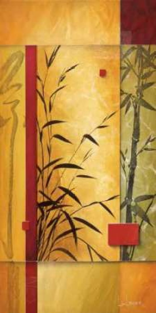 Posterazzi Garden Dance II Canvas Art - Don Li-Leger (24 x 48)
