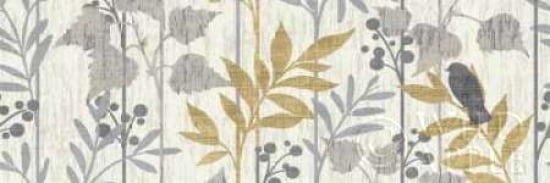 Posterazzi Garden Leaves Panel II Canvas Art - Wild Apple Portfolio (12 x 36)