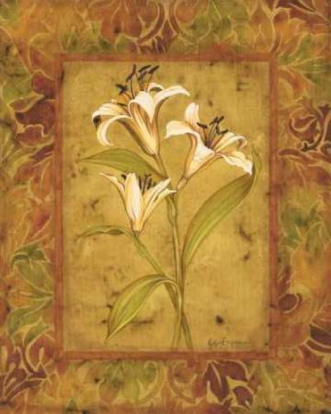 Posterazzi Garden Lilies II Canvas Art - Allyn Engman (24 x 30)