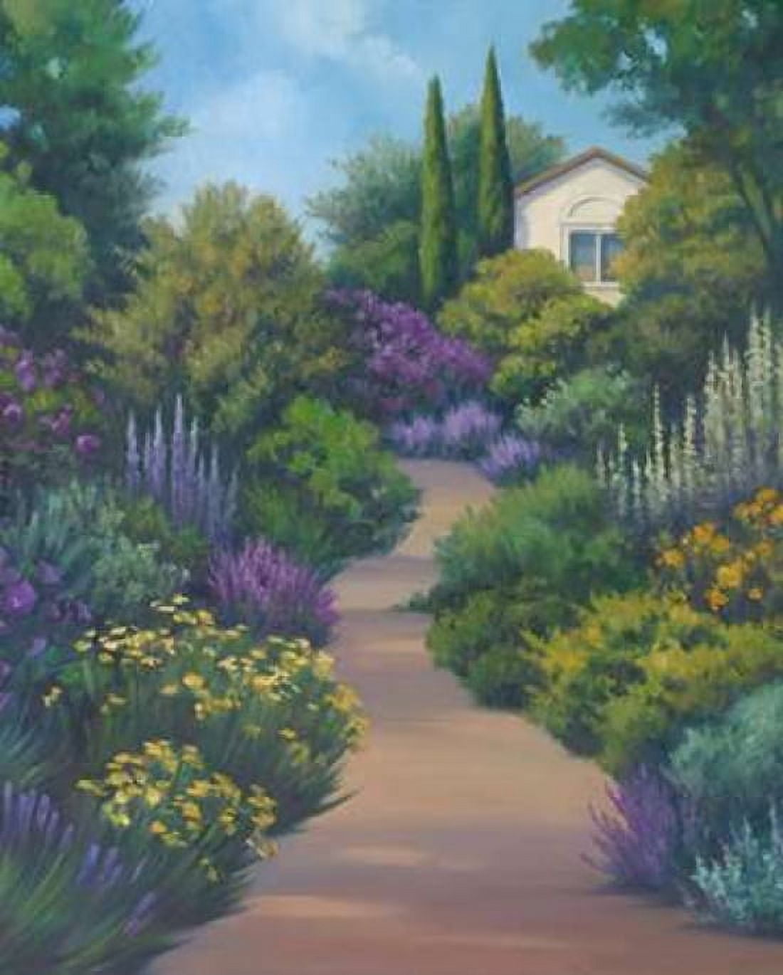 Posterazzi Garden Path II Canvas Art - Vivien Rhyan (22 x 28)