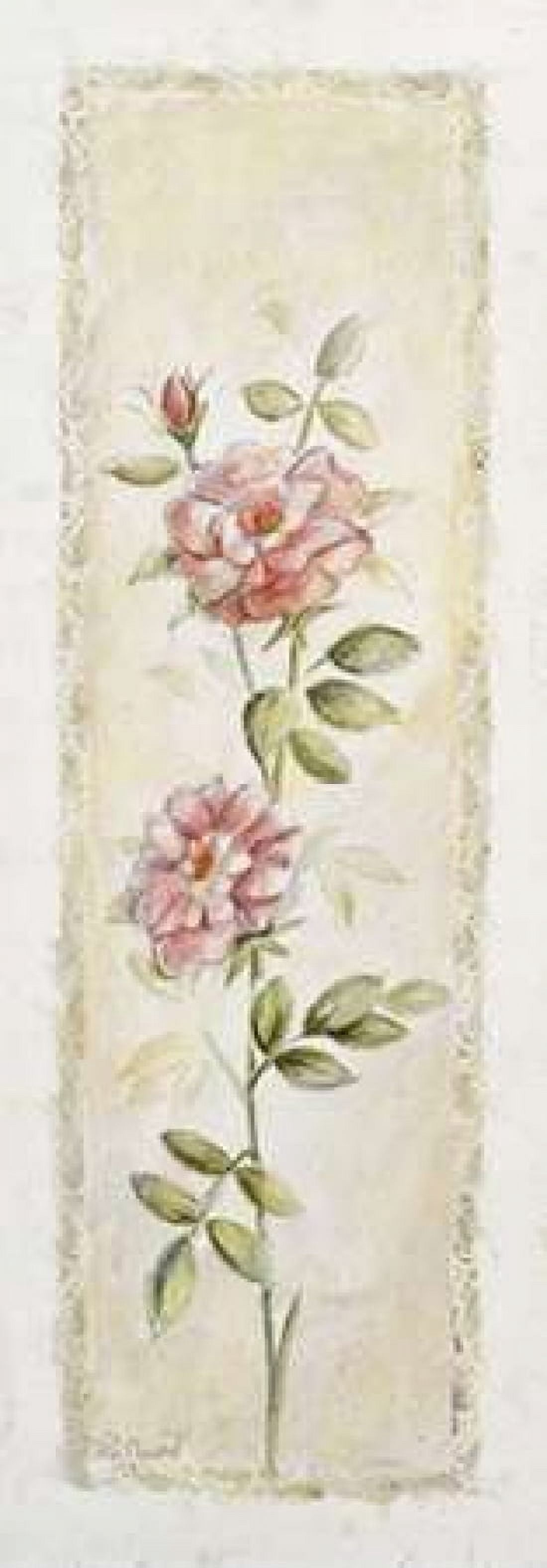 Posterazzi Garden delight- rose Canvas Art - Julia Bonet (24 x 48)