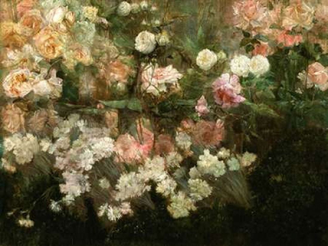 Posterazzi Garden in May Canvas Art - Maria Oakey Dewing (22 x 28)