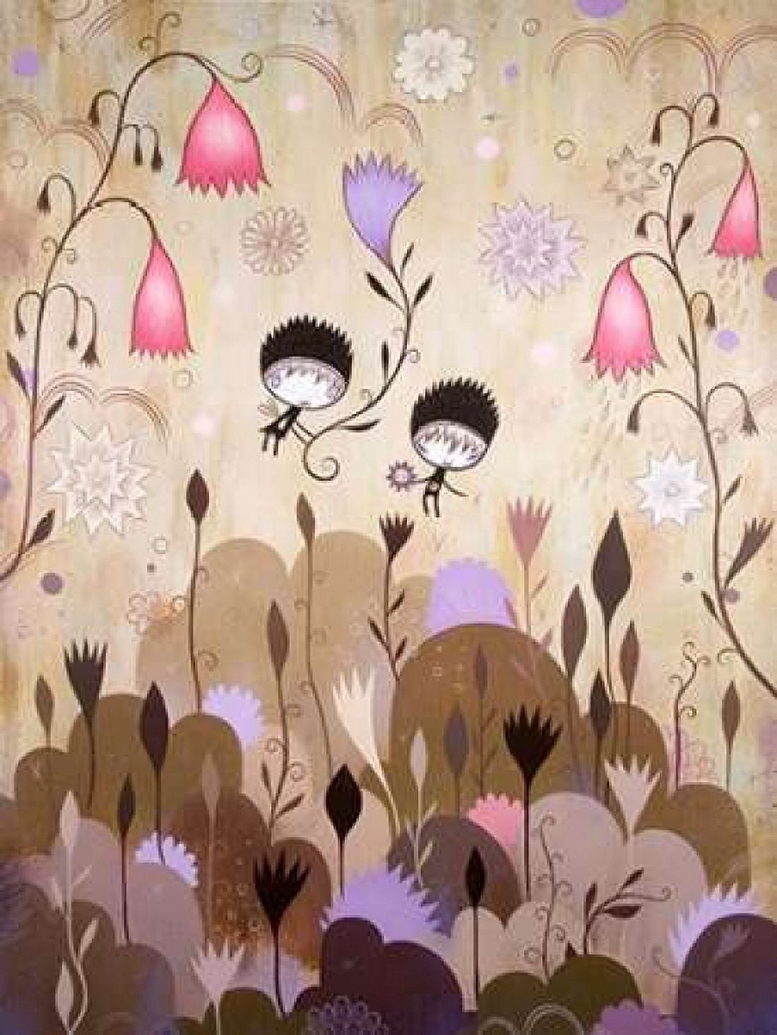 Posterazzi Garden of Sleeping Flowers I Canvas Art - Jeremiah Ketner (18 x 24)