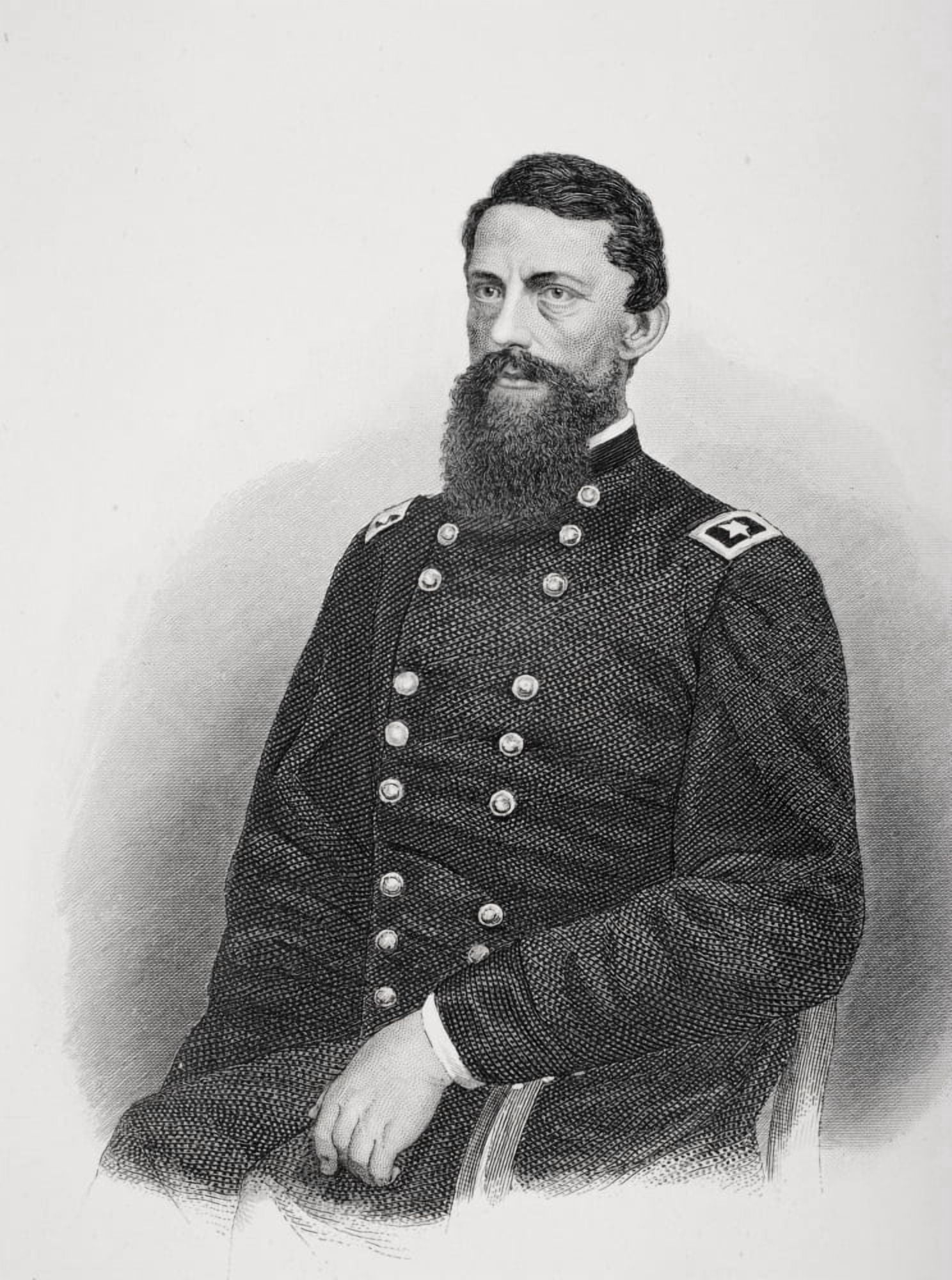 Posterazzi George Stoneman 1822 To 1894 Union General During American Civil War From Photograph By Matthew Brady Canvas Art - Ken Welsh Design Pics (24 x 34)