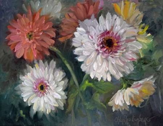 Posterazzi Gerber Daisies Canvas Art - Cheri Wollenberg (22 x 28)
