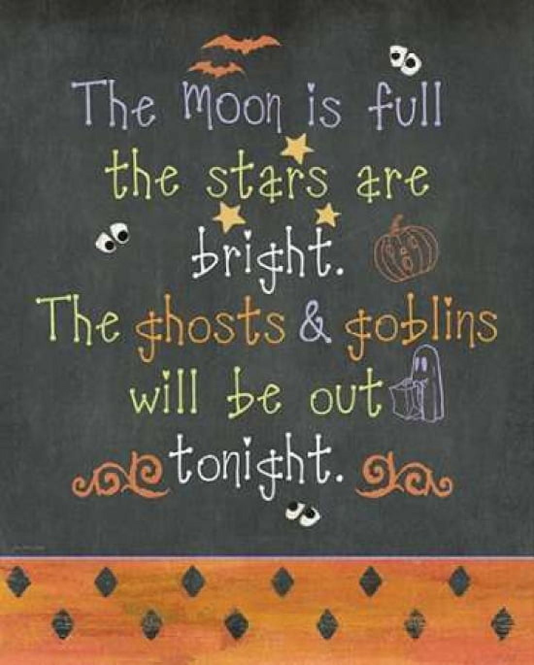 Posterazzi Ghosts and Goblins Canvas Art - Jo Moulton (24 x 30)