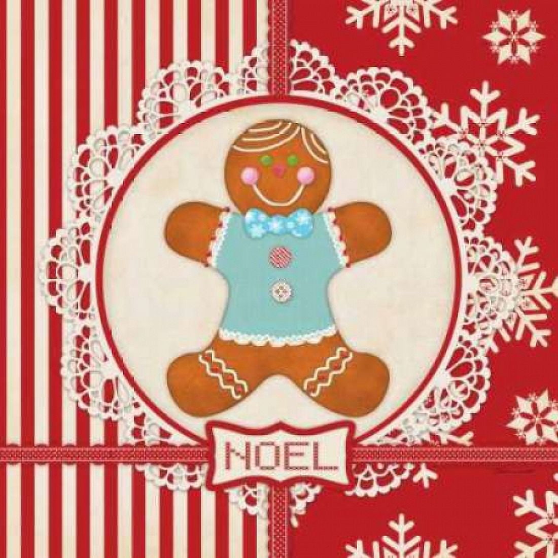 Posterazzi Gingerbread Boy Noel Canvas Art - Stephanie Marrott (24 x 24)