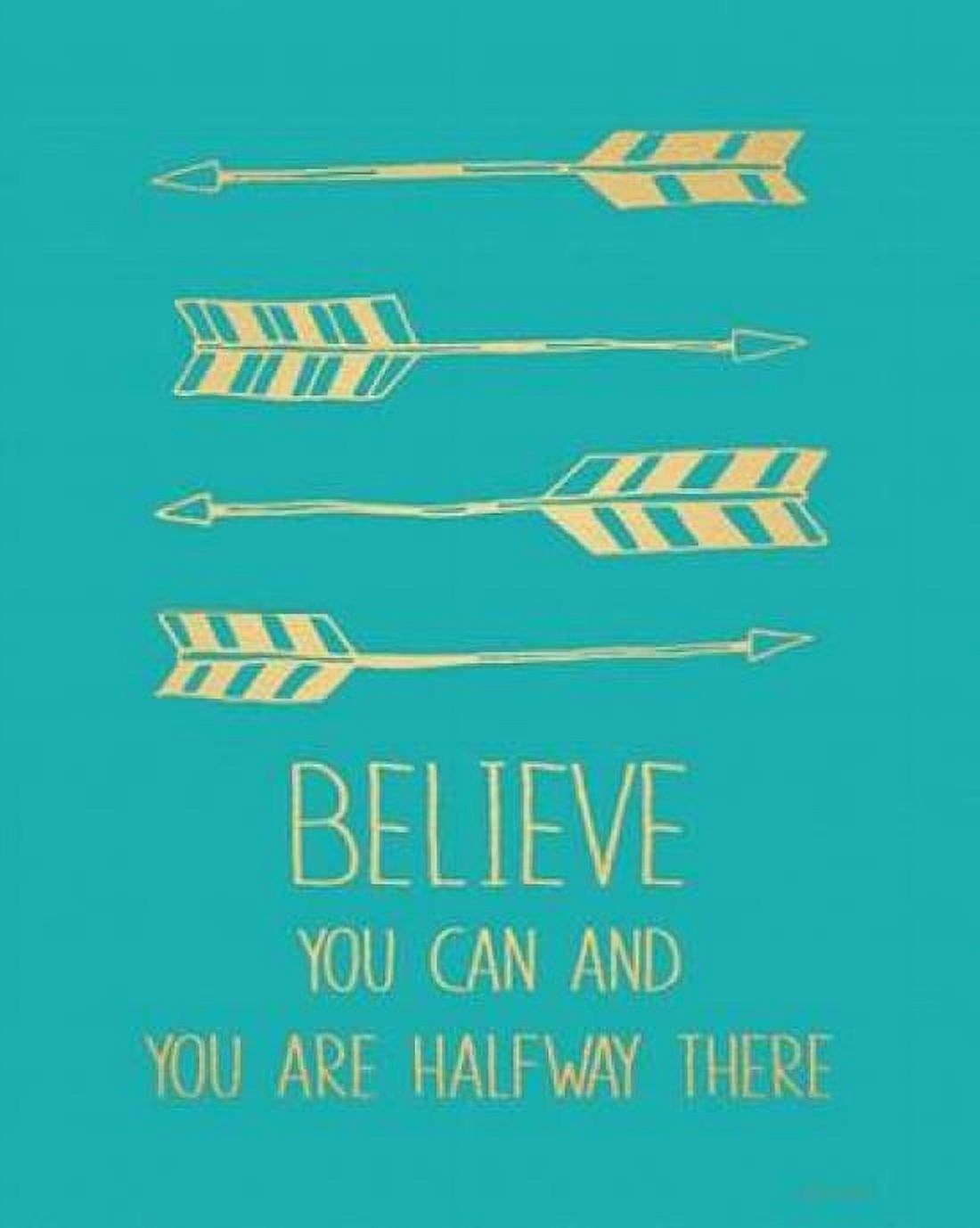 Posterazzi Gold Canvas Art - Jo Moulton (24 x 30)