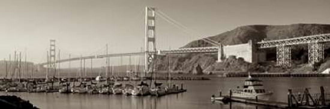 Posterazzi Golden Gate Bridge - 34 Canvas Art - Alan Blaustein (8 x 24)