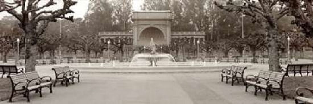 Posterazzi Golden Gate Park Pano - 2 Canvas Art - Alan Blaustein (8 x 24)