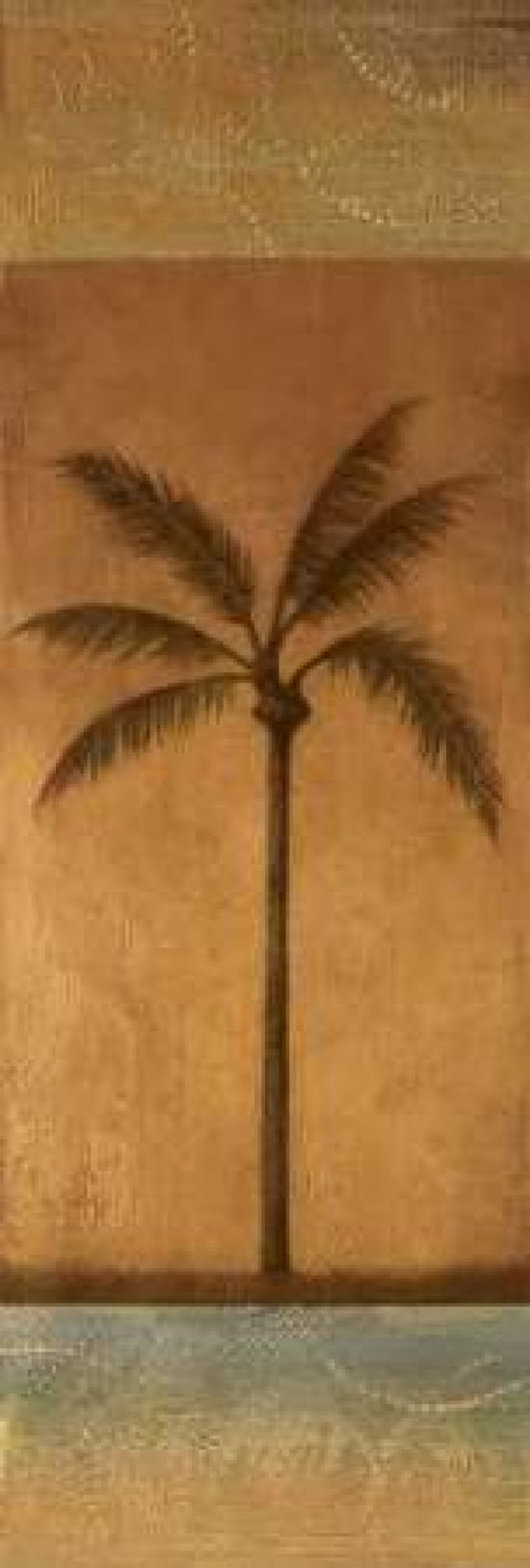 Posterazzi Golden Palm I Canvas Art - Jordan Gray (12 x 36)