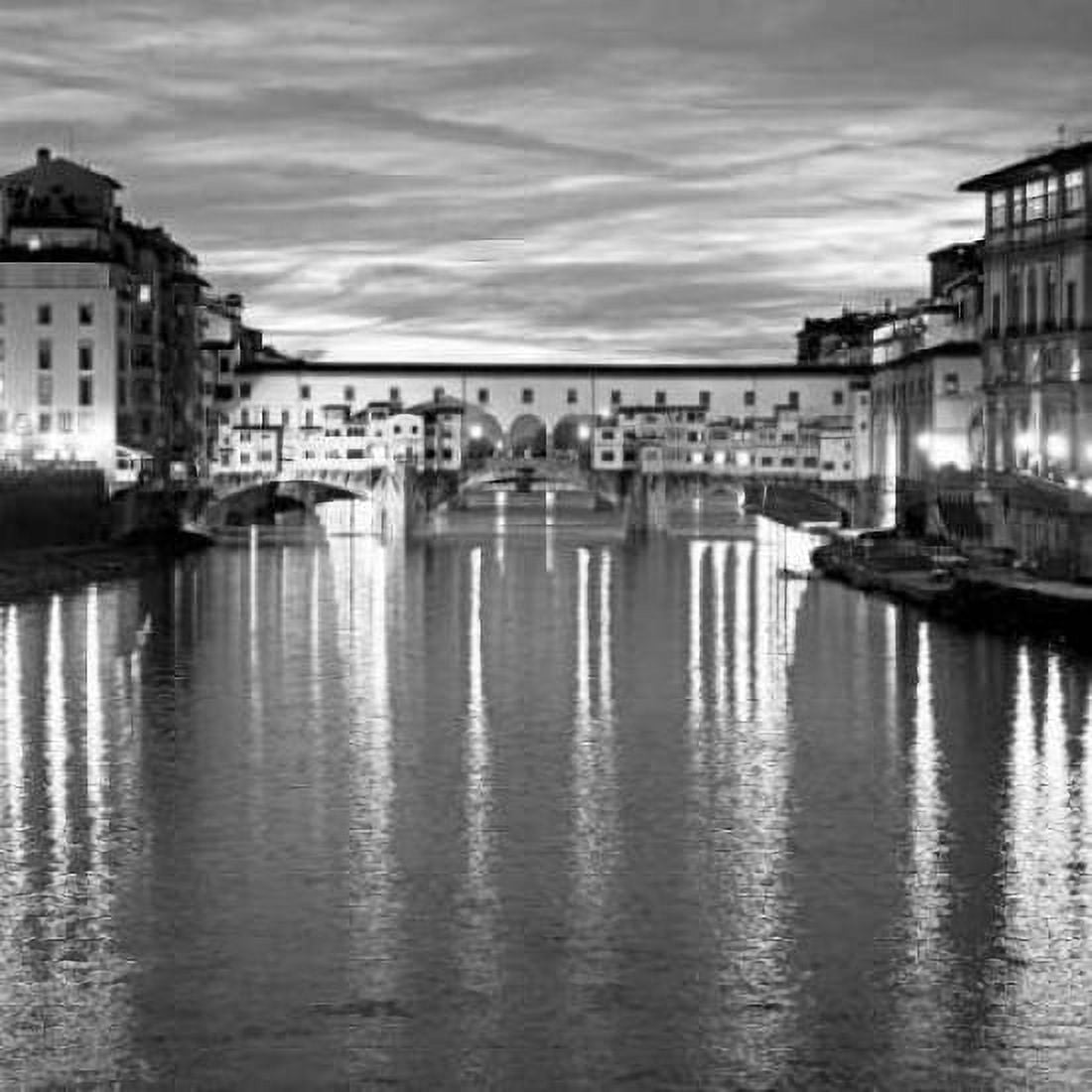 Posterazzi Golden Ponte Vecchio Canvas Art - Rita Crane (24 x 24)