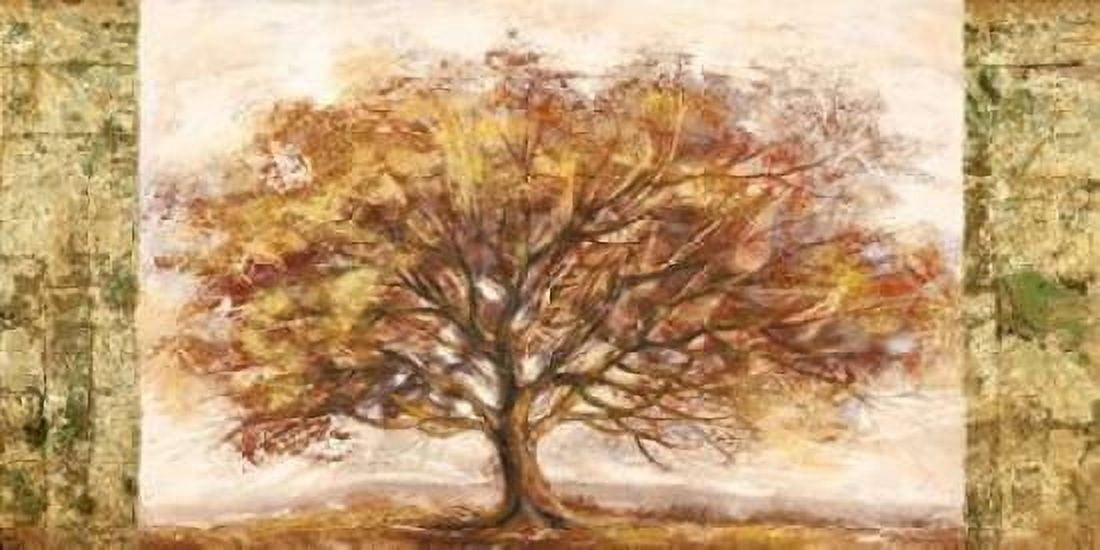 Posterazzi Golden Tree Panel Canvas Art - Lucas (24 x 48)