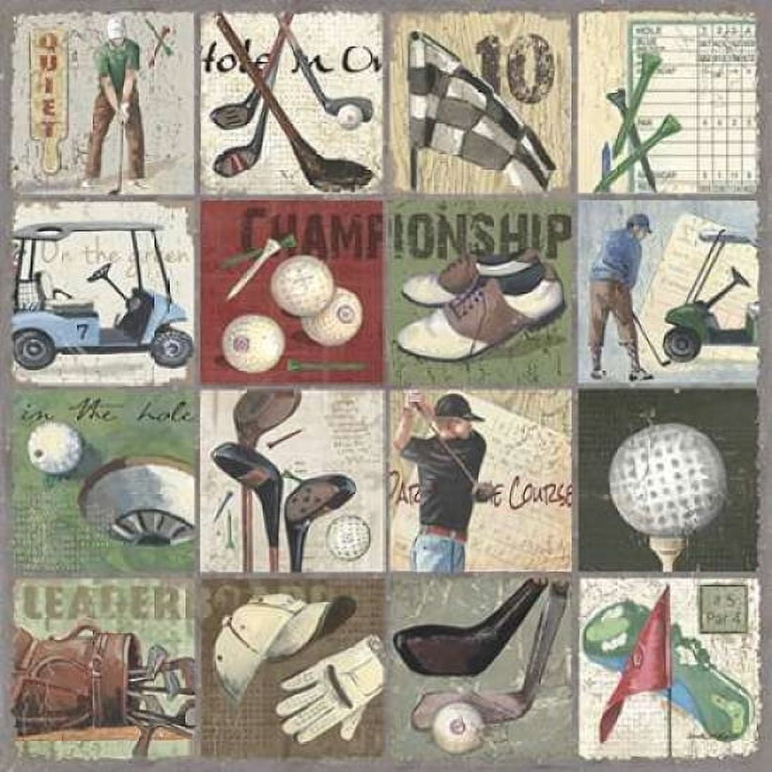 Posterazzi Golf Sampler I Canvas Art - Anita Phillips (24 x 24)