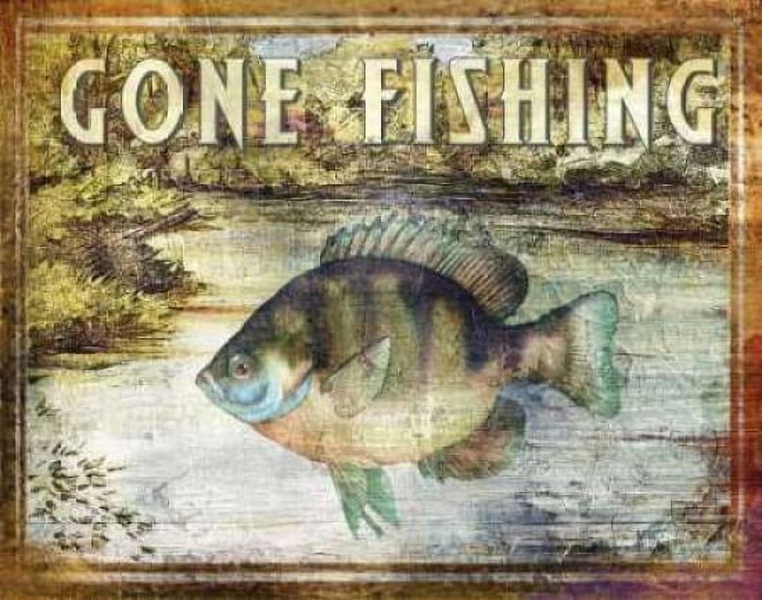 Posterazzi Gone Fishing Canvas Art - Paul Brent (22 x 28)