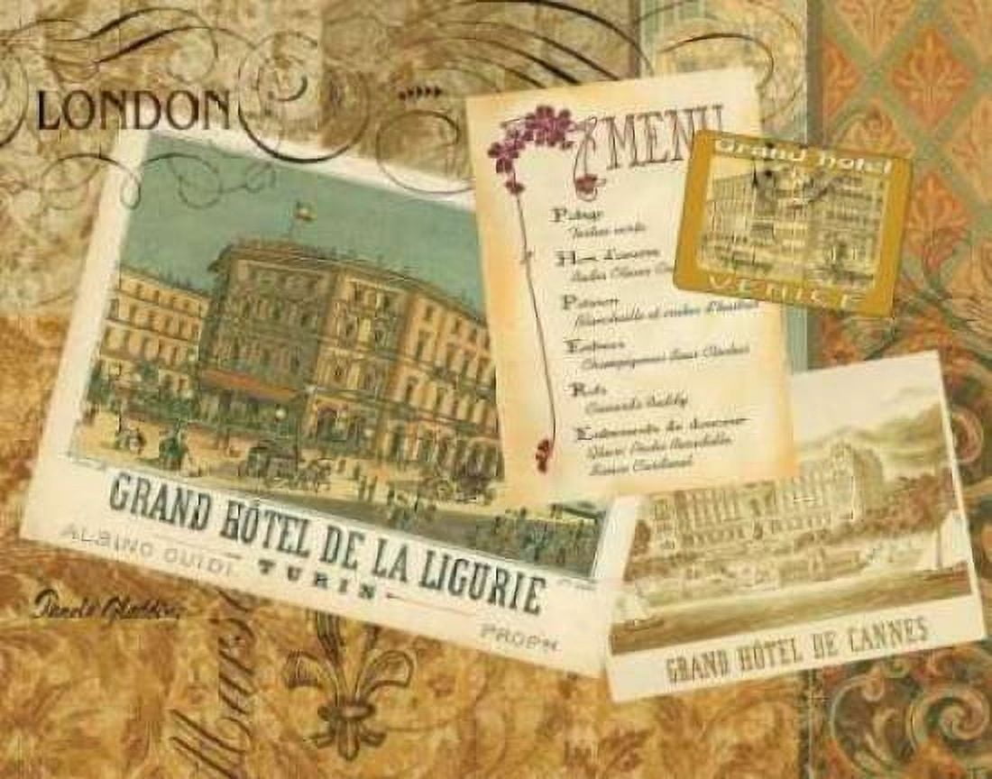 Posterazzi Grand Hotel London Canvas Art - Pamela Gladding (22 x 28)