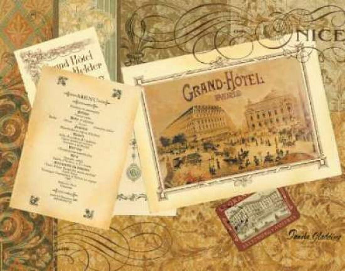 Posterazzi Grand Hotel Nice Canvas Art - Pamela Gladding (22 x 28)
