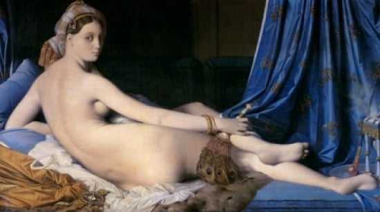 Posterazzi The Grand Odalisque 1814 Jean Auguste Dominique Ingres (1780-1867 French) Oil on canvas Musee du Louvre Paris France Canvas Art - Jean Auguste Dominique Ingres (24 x 36)