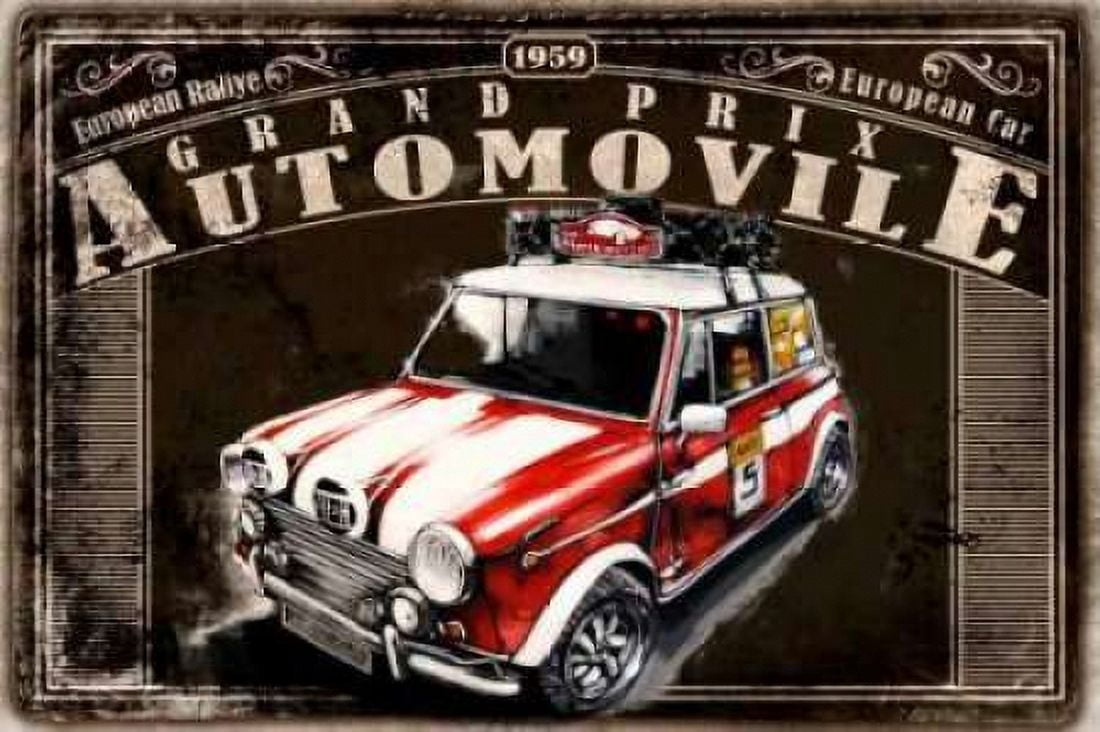 Posterazzi Grand Prix Automovile Black Canvas Art - Bresso Sola (24 x 36)