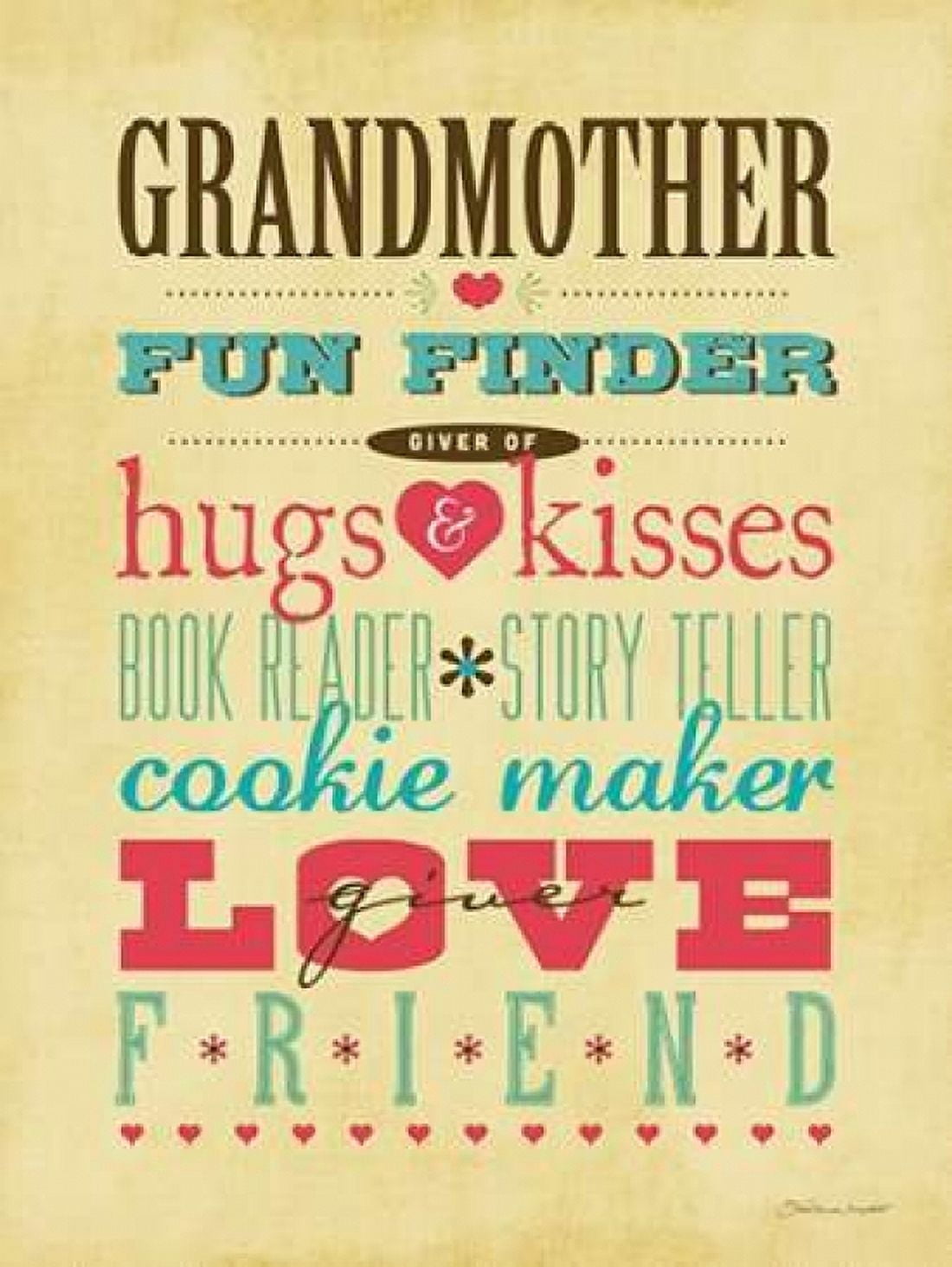 Posterazzi Grandmother I Canvas Art - Stephanie Marrott (18 x 24)