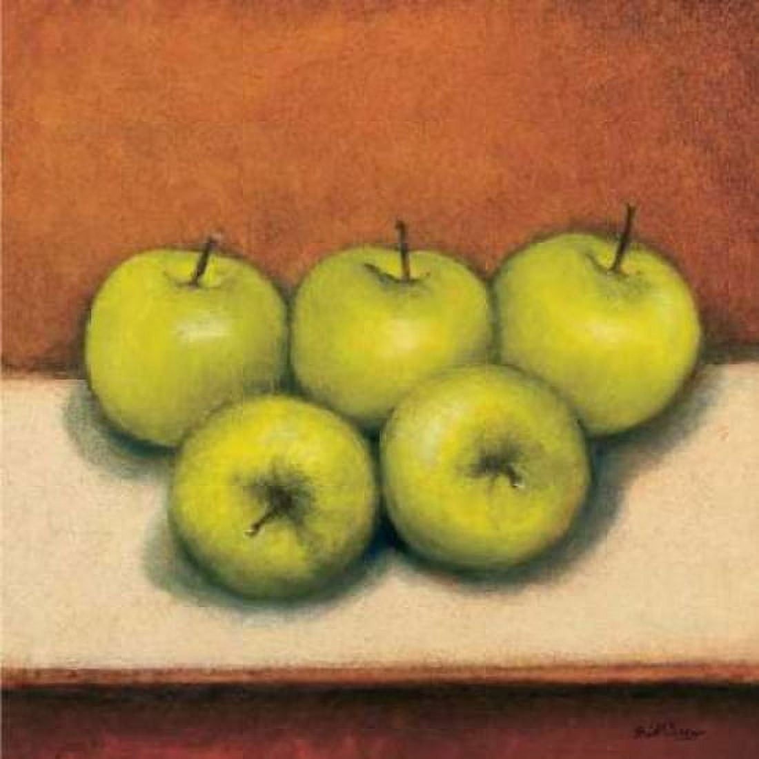 Posterazzi Granny Smith Apples Canvas Art - Bill Creevy (24 x 24)