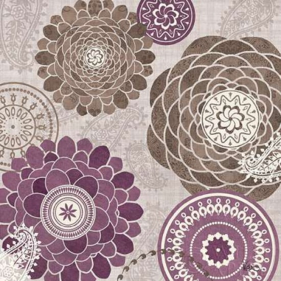 Posterazzi Gray Garden Melody II Canvas Art - Veronique Charron (24 x 24)