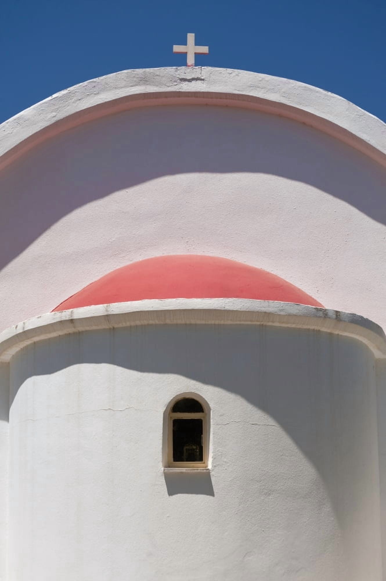 Posterazzi Greece Detail of Small Church Between Limnes and Houmeriakos Village Crete Canvas Art - Ian Cumming Design Pics (24 x 38)