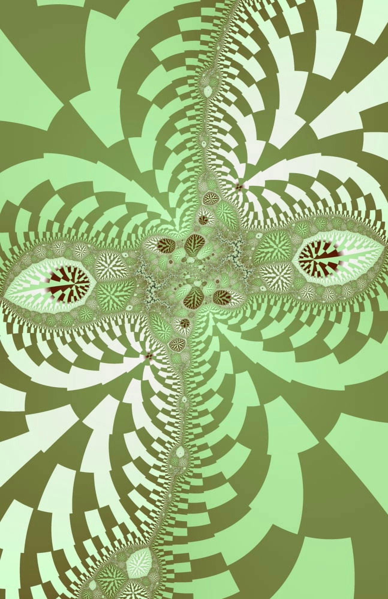 Posterazzi Green Abstract Canvas Art - Paul Sale Design Pics (24 x 36)
