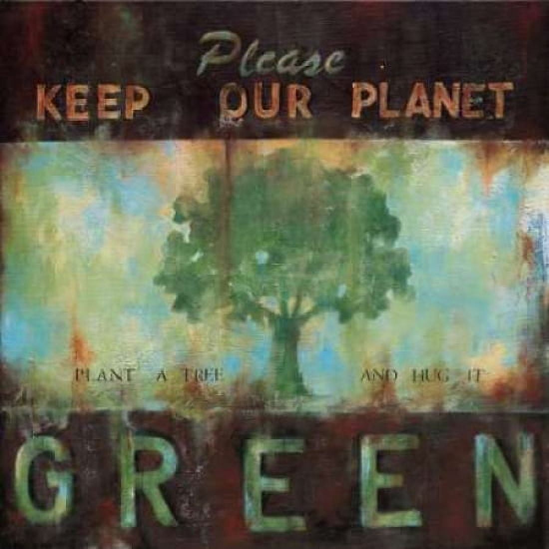 Posterazzi Green Planet Canvas Art - Wani Pasion (24 x 24)
