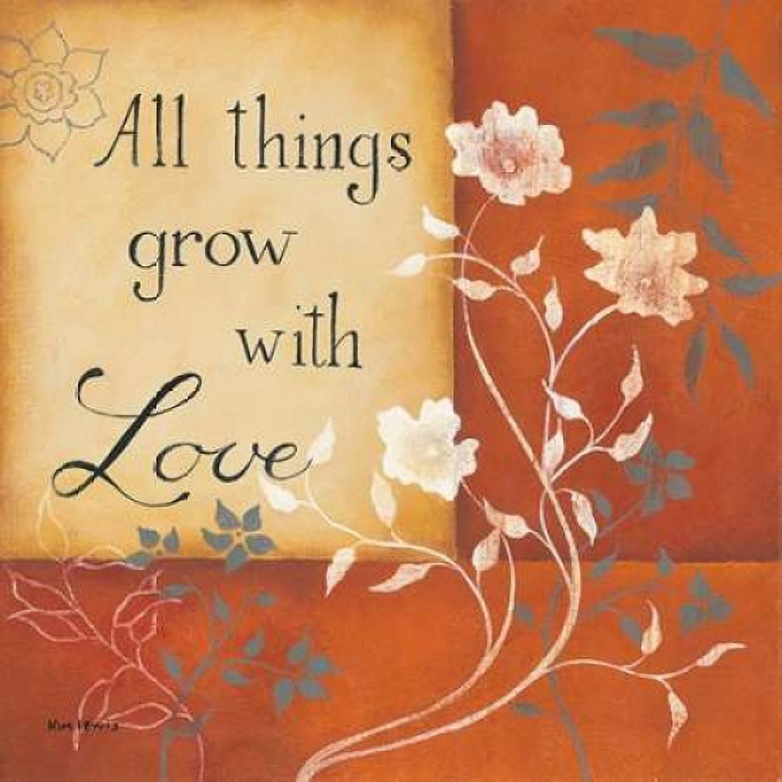 Posterazzi Grow With Love Canvas Art - Kim Lewis (24 x 24)