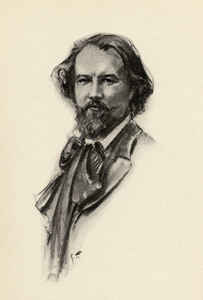 Posterazzi Gustave Charpentier 1860-1956 French Composer Portrait By Chase Emerson American Artist 1874-1922 Canvas Art - Ken Welsh Design Pics (24 x 36)