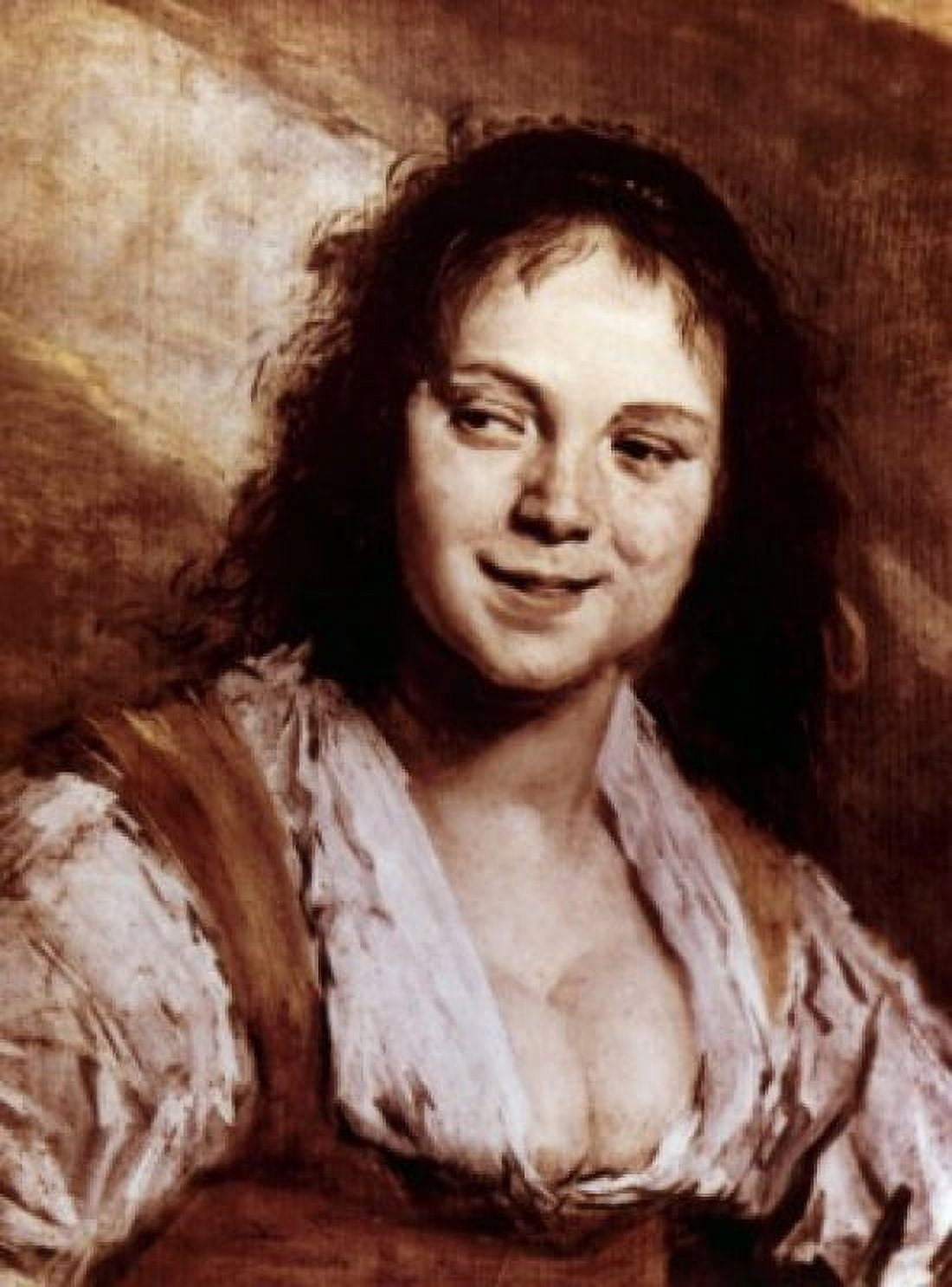Posterazzi Gypsy Girl by Frans Hals oil on wood c 1628-30 1581-1666 France Paris Musee du Louvre Canvas Art - Frans Hals (24 x 36)