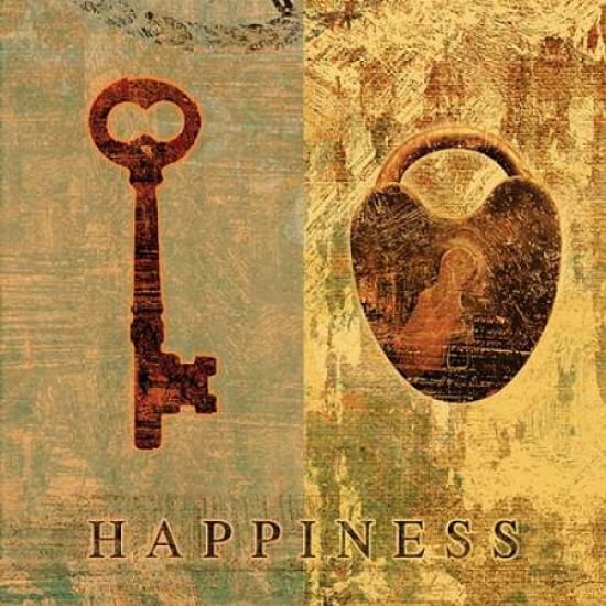 Posterazzi HAPPINESS Canvas Art - Eric Yang (24 x 24)