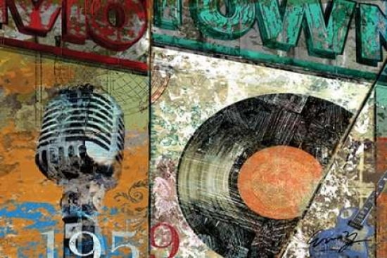 Posterazzi HITS TOWN 1959 Canvas Art - Eric Yang (24 x 36)