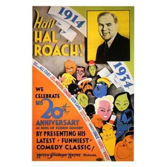 Posterazzi  Hail Hal Roach Movie Poster - 11 x 17 in.