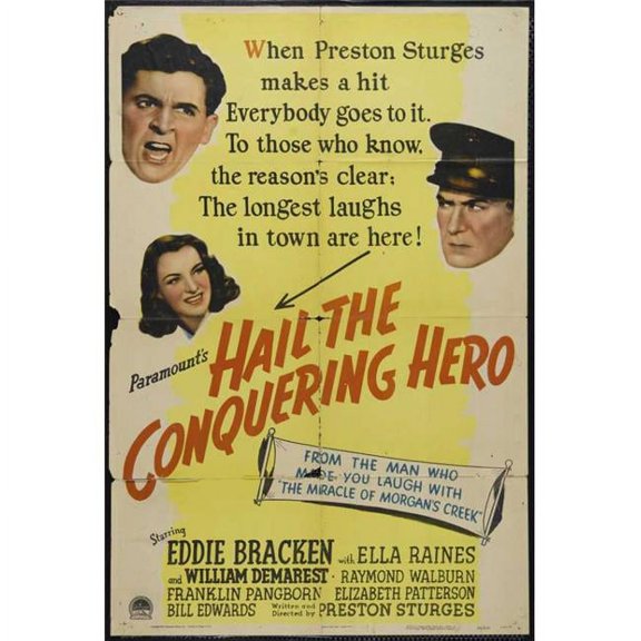 Posterazzi  Hail the Conquering Hero Movie Poster - 27 x 40 in.