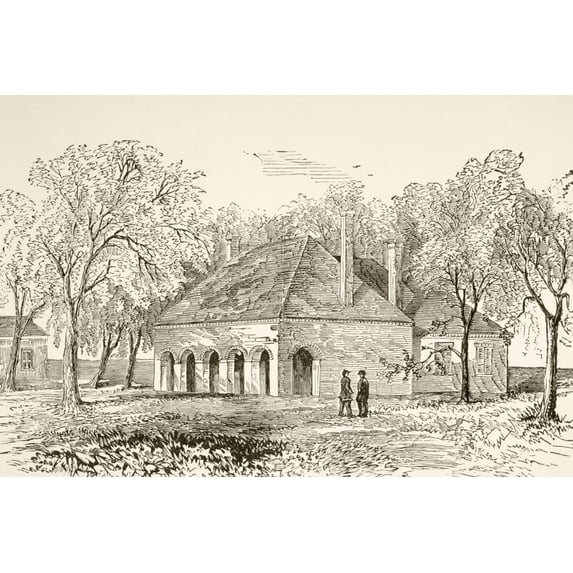 Posterazzi Hanover Court House, Virginia, Site of The Battle of Hanover Court House Also Known As Battle of Slash Church, May 27, 1862, During The American Civil War From A 19th