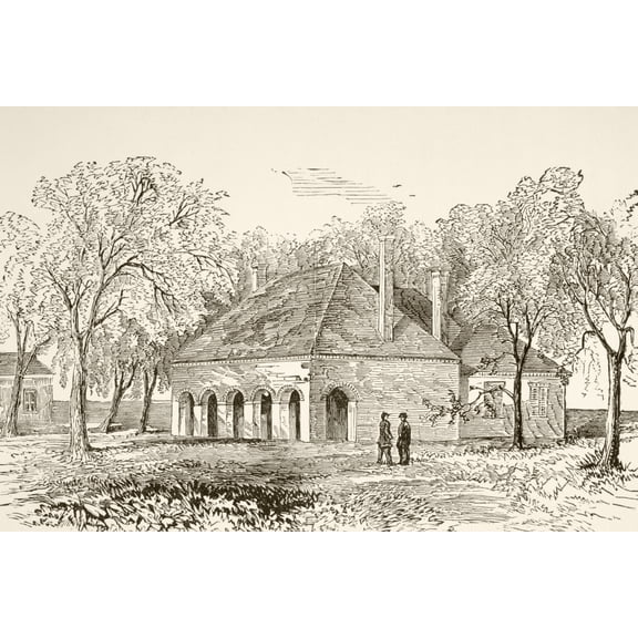 Posterazzi Hanover Court House, Virginia, Site of The Battle of Hanover Court House Also Known As Battle of Slash Church, May 27, 1862, During The American Civil War From A 19th