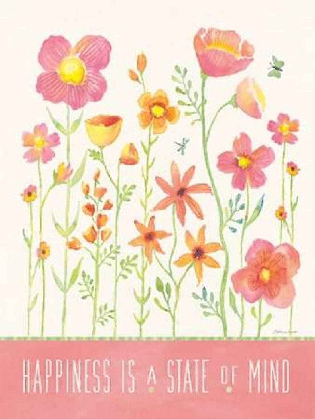 Posterazzi Happiness Garden Canvas Art - Stephanie Marrott (18 x 24)