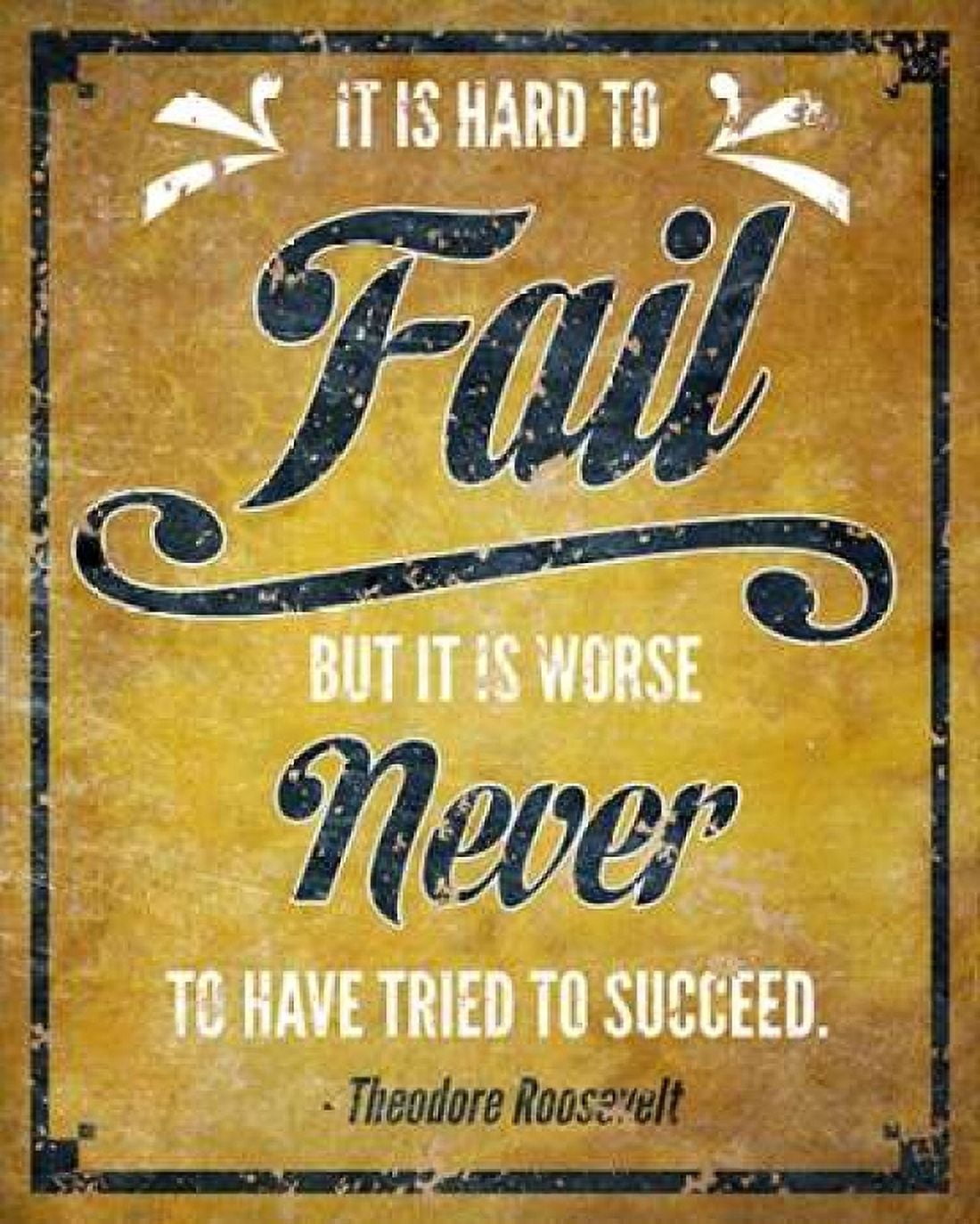 Posterazzi Hard to Fail Canvas Art - Sd Graphics Studio (24 x 30)