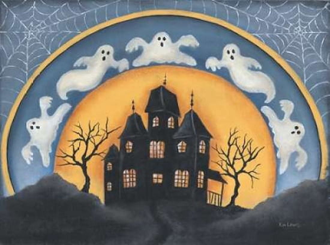 Posterazzi Haunted House Canvas Art - Kim Lewis (18 x 24)